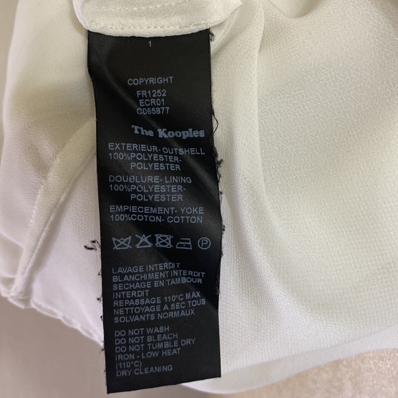 The Kooples Ladder Stitch Crepe Dress - Picture 8 of 9